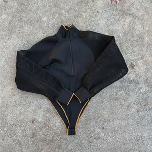 IVY PARK Black and Gold Jumpsuit